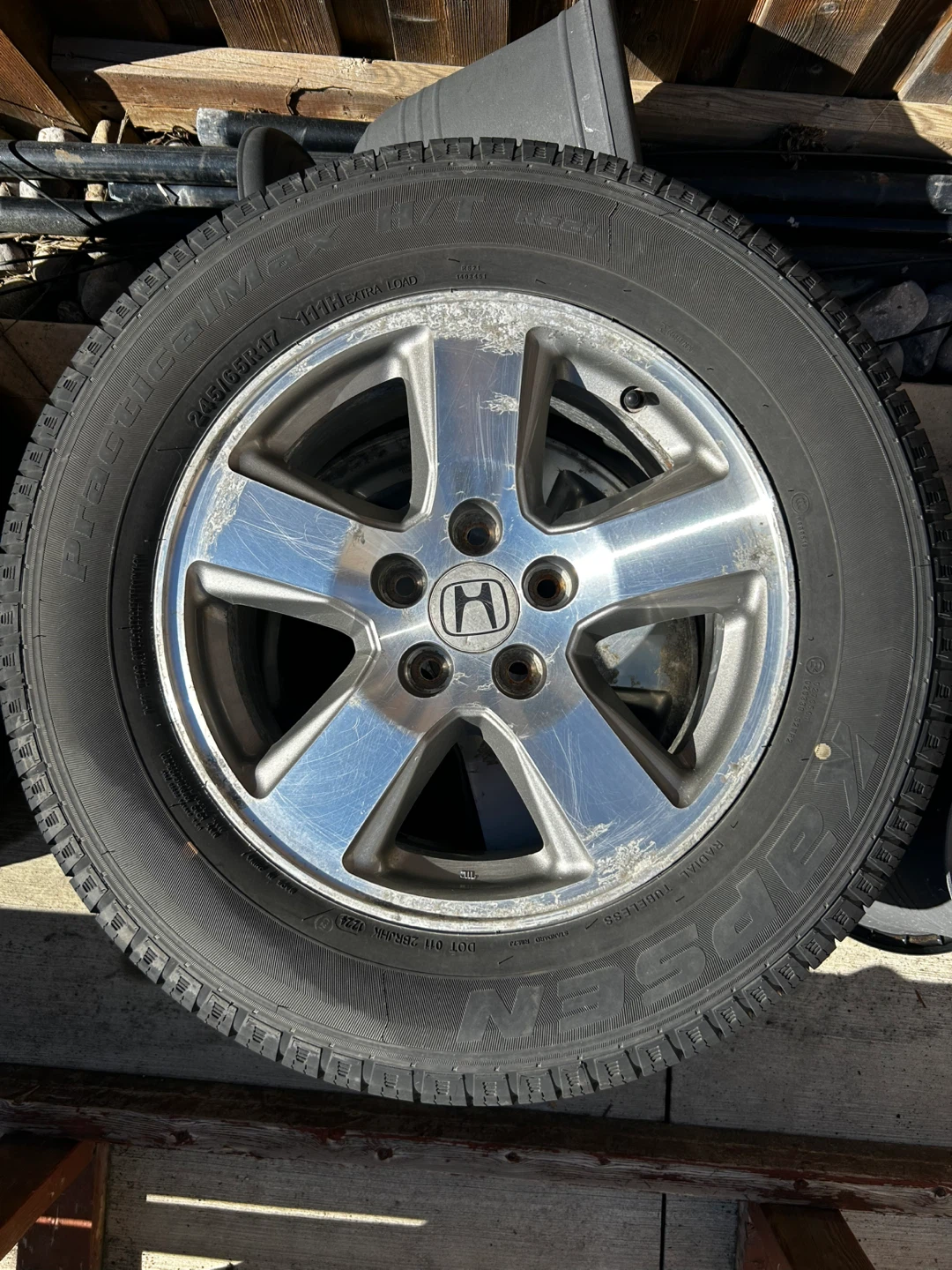 Honda 245/65R17 Tires with Rims - photo 2