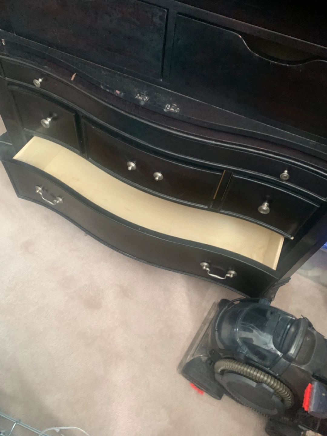 Solid Wood Armoire with Drawers - photo 3