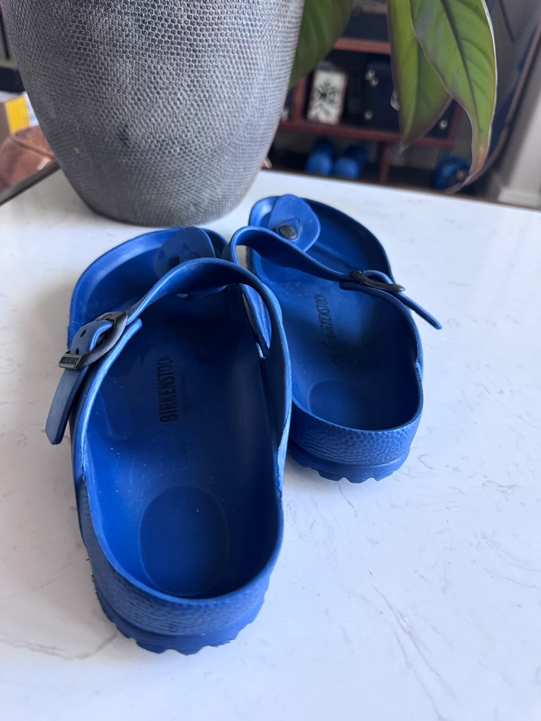 Blue Birkenstock Gizeh Thong Sandals - photo 4