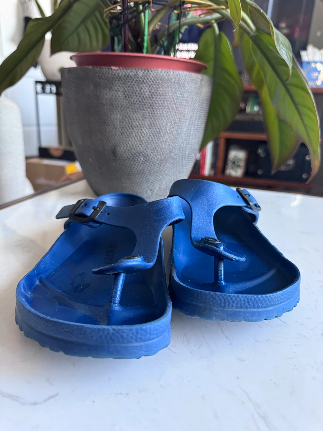 Blue Birkenstock Gizeh Thong Sandals - photo 3
