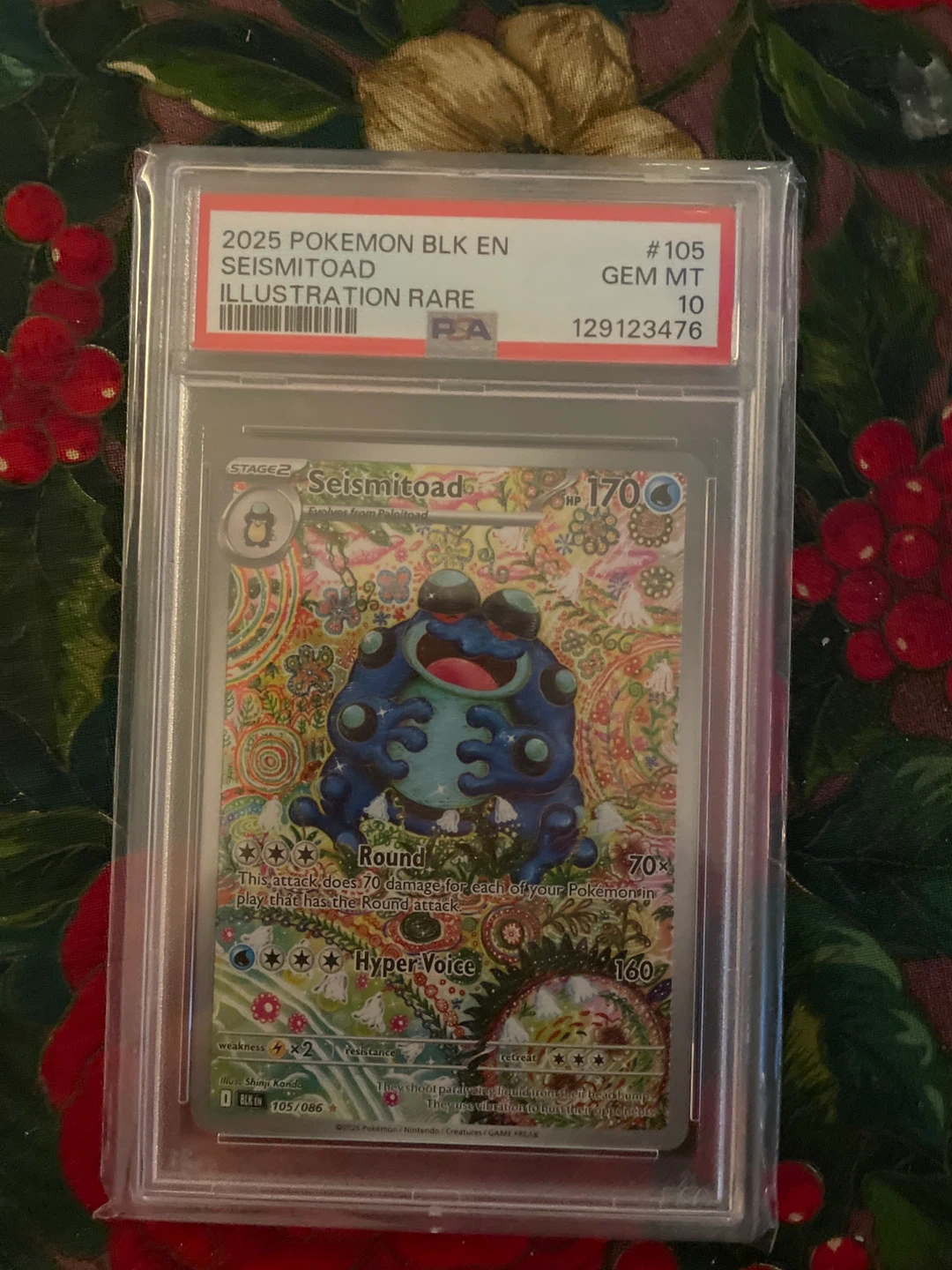 Pokemon Seismitoad Illustration Rare PSA 10