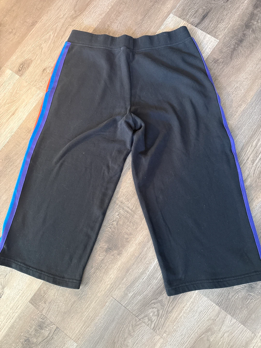 Vans Black Jogger Crop  Pants with Striped Side - Size M - photo 5