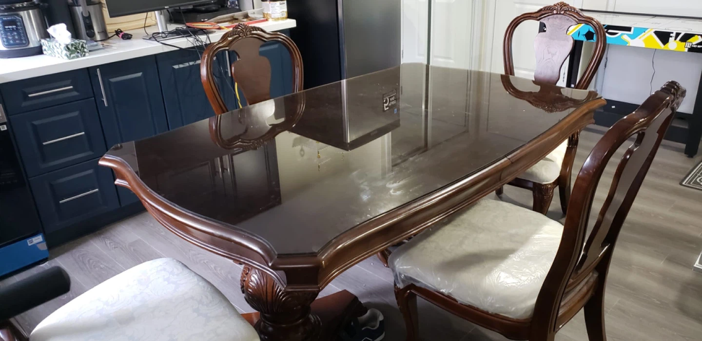 Wooden Dining Set with Table and Chairs