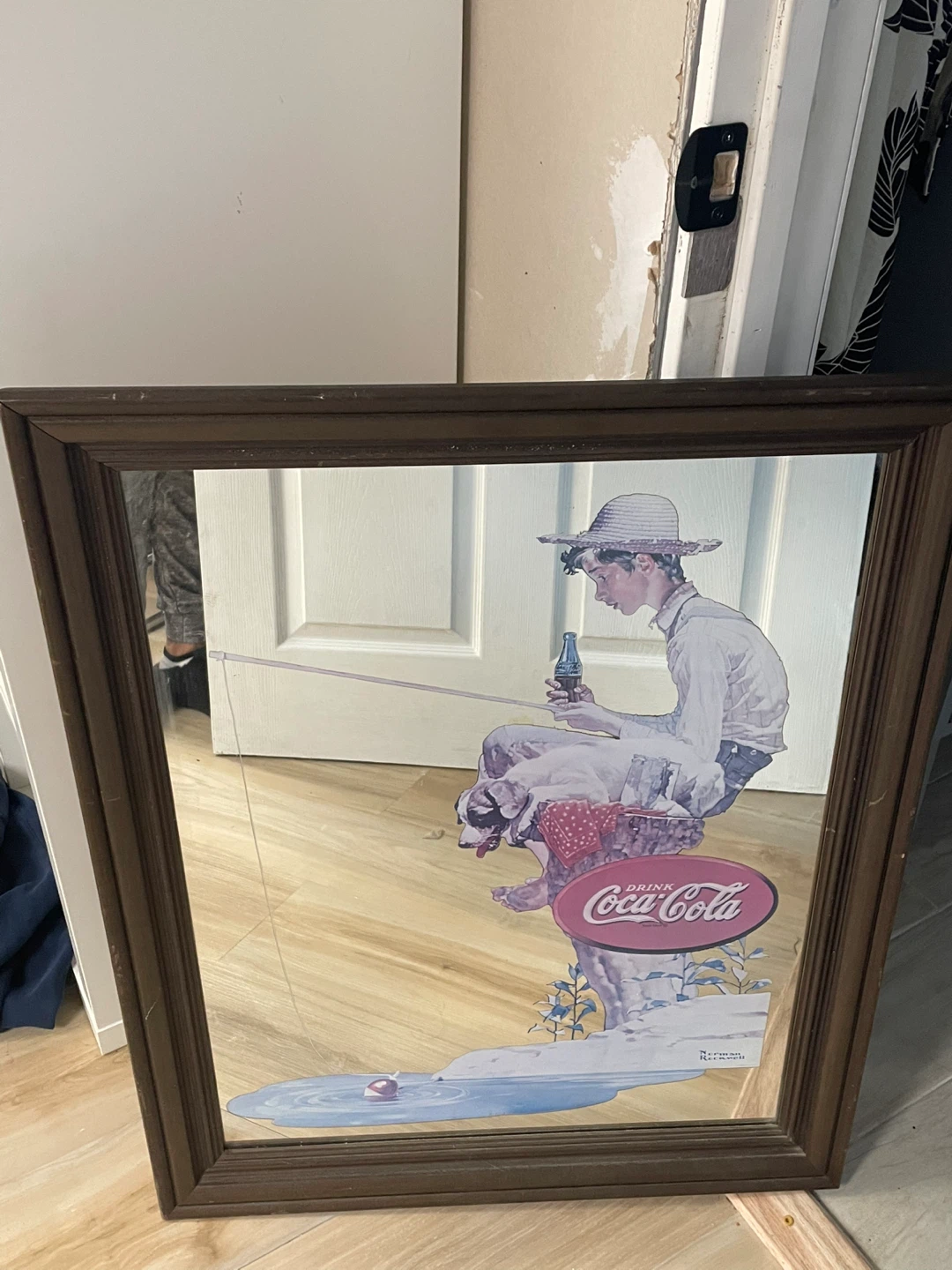 Coca-Cola Norman Rockwell Mirror