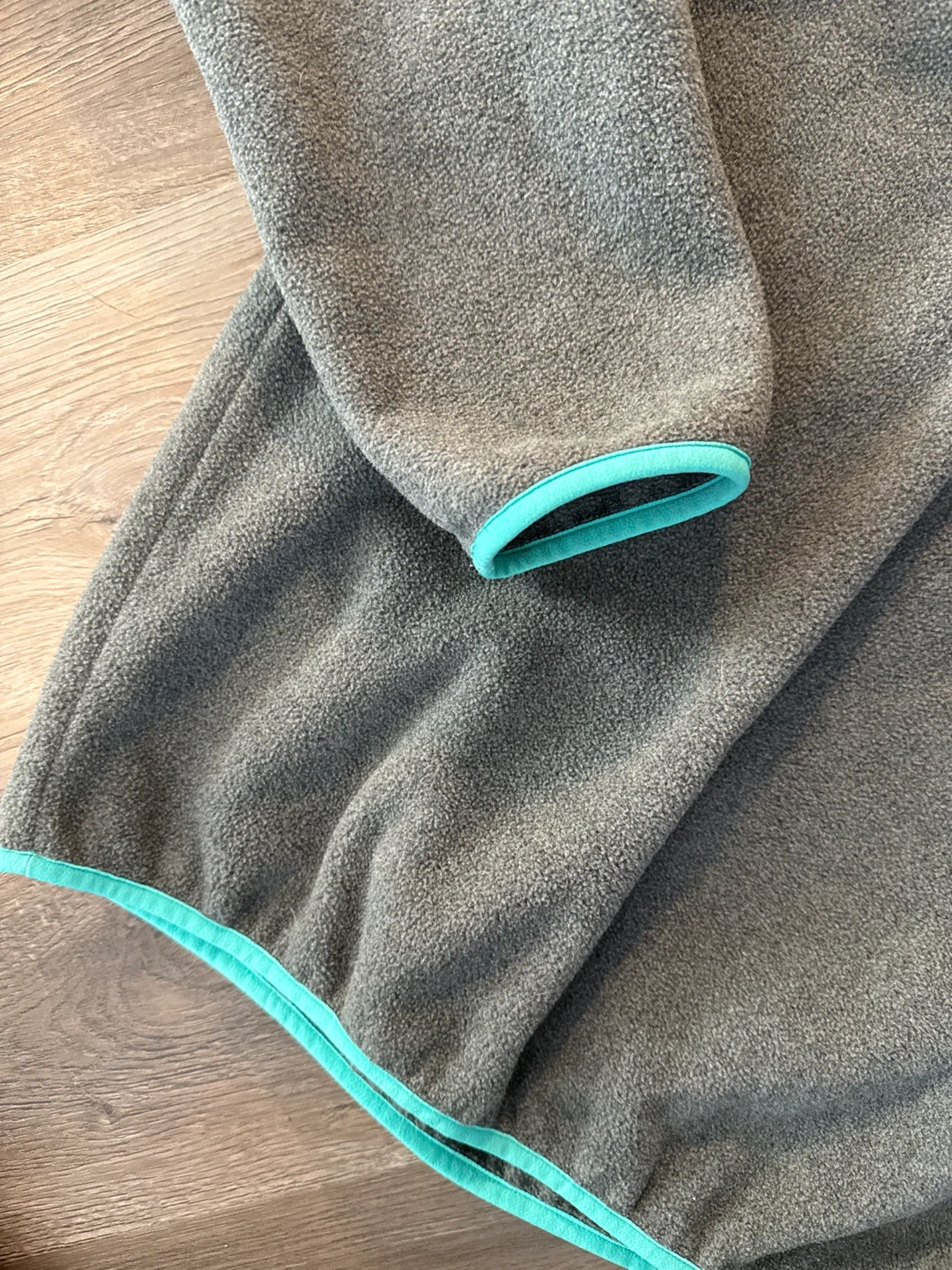 Patagonia Synchilla Fleece Snap-T Pullover - Gray/Teal - Size S - photo 4