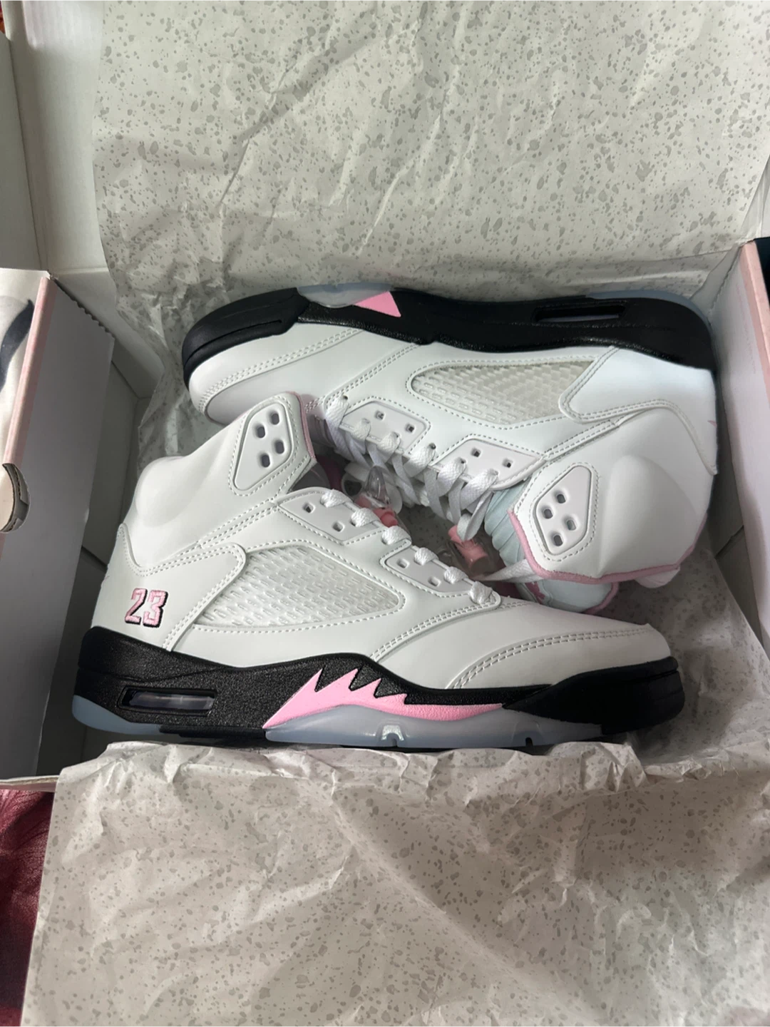 Jordan 5 Retro TD "Doughnut" White Pink