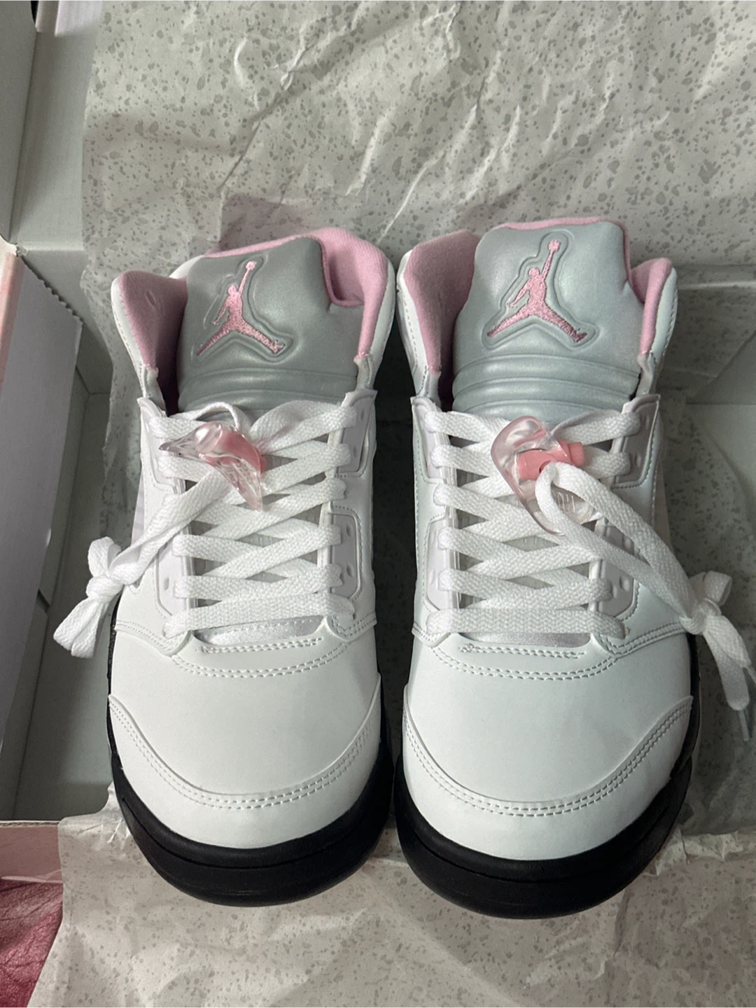 Jordan 5 Retro TD "Doughnut" White Pink - photo 2