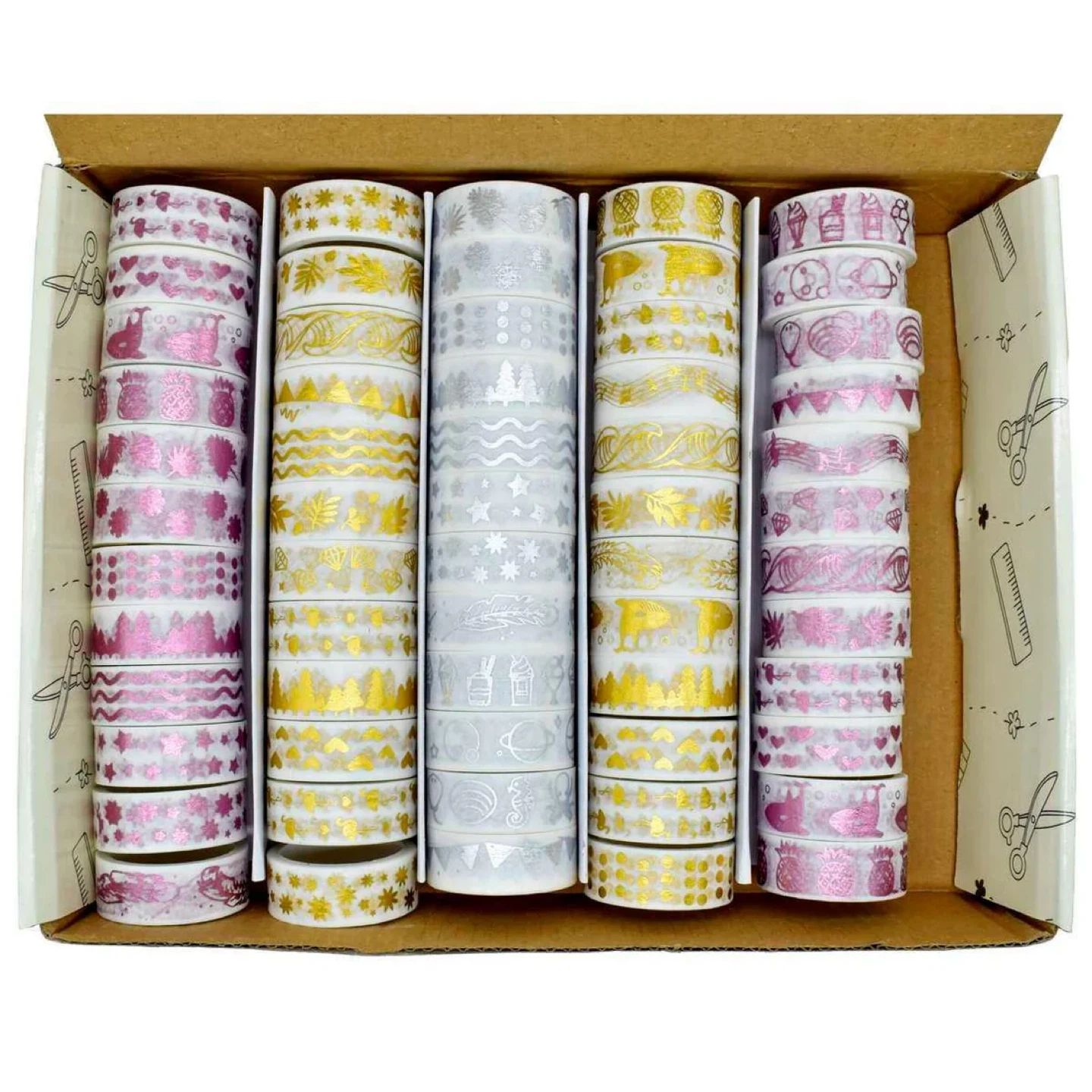 Washi tape / craft tape box new - photo 2