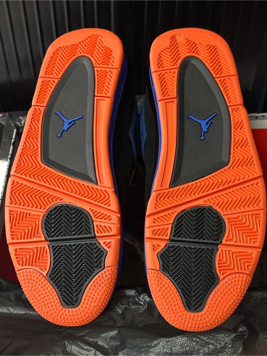Air Jordan 4 "Flight" Black Blue Orange - photo 5