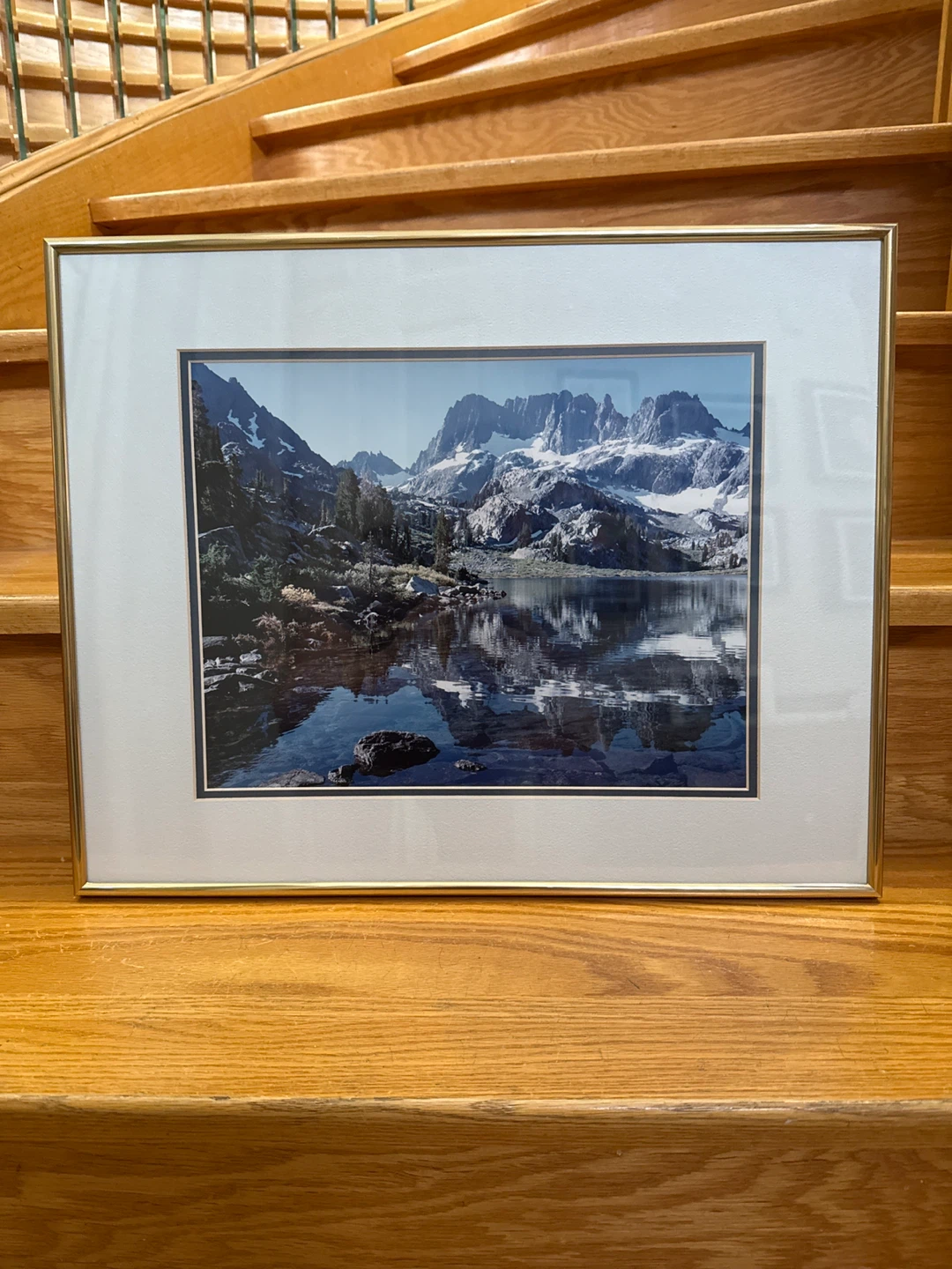 Framed Ediza Lake Landscape Print