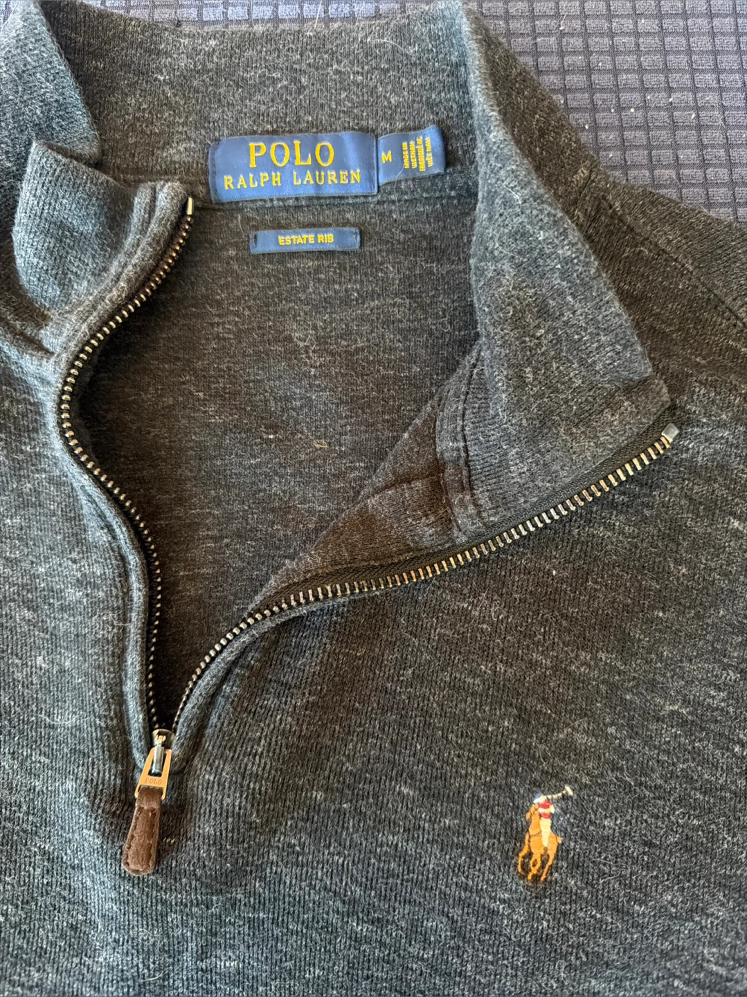 Polo Ralph Lauren Men's Quarter-Zip Sweater - Size M