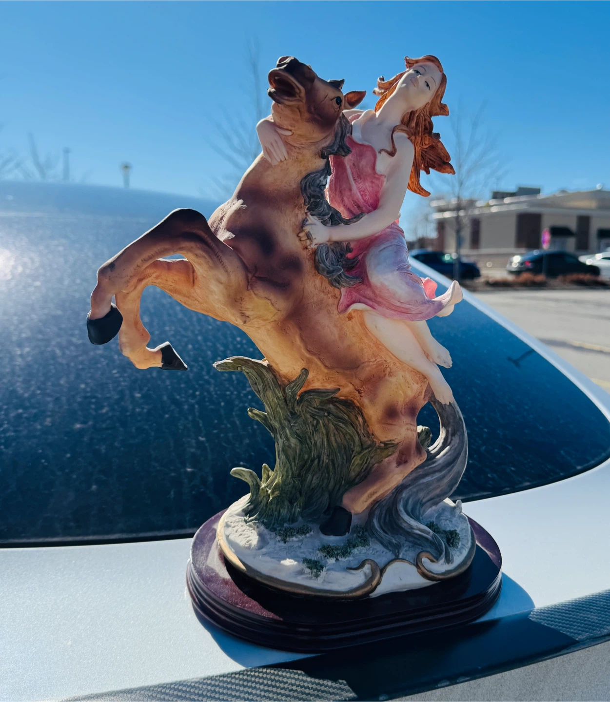 Figurine of Woman Riding Horse - photo 5