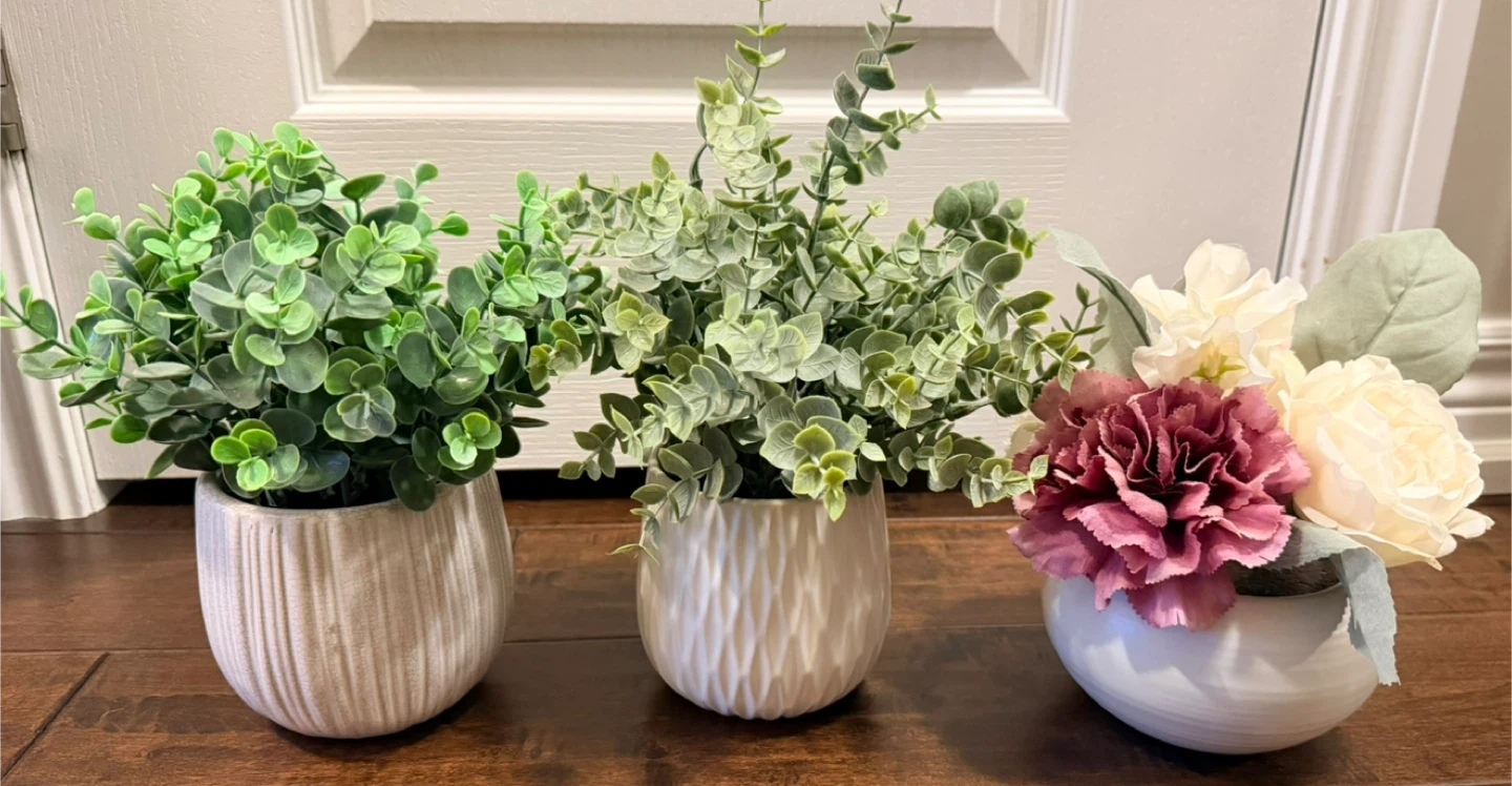 3 Small Artificial Plants – HomeSense & Michaels – Great Deal! 🪴
