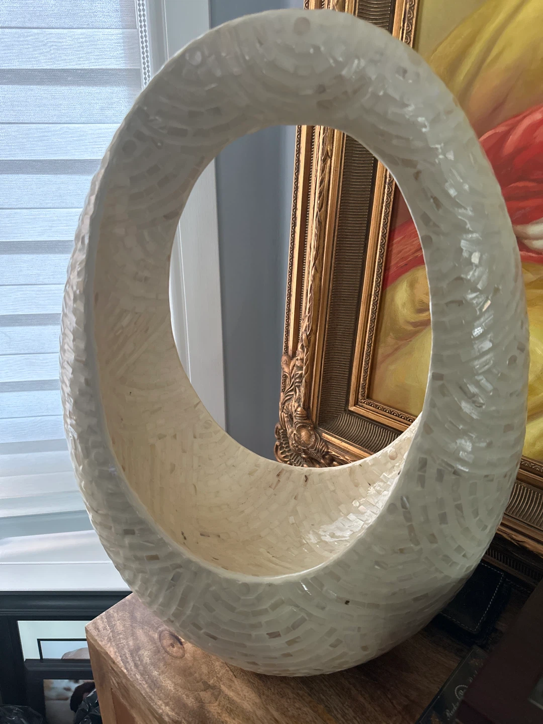 Decorative Oval Mosaic Vase/Basket - photo 3
