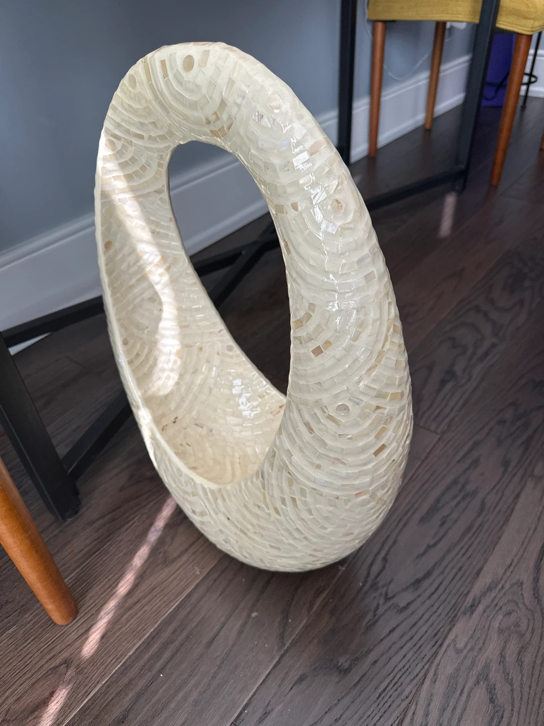 Decorative Oval Mosaic Vase/Basket - photo 2