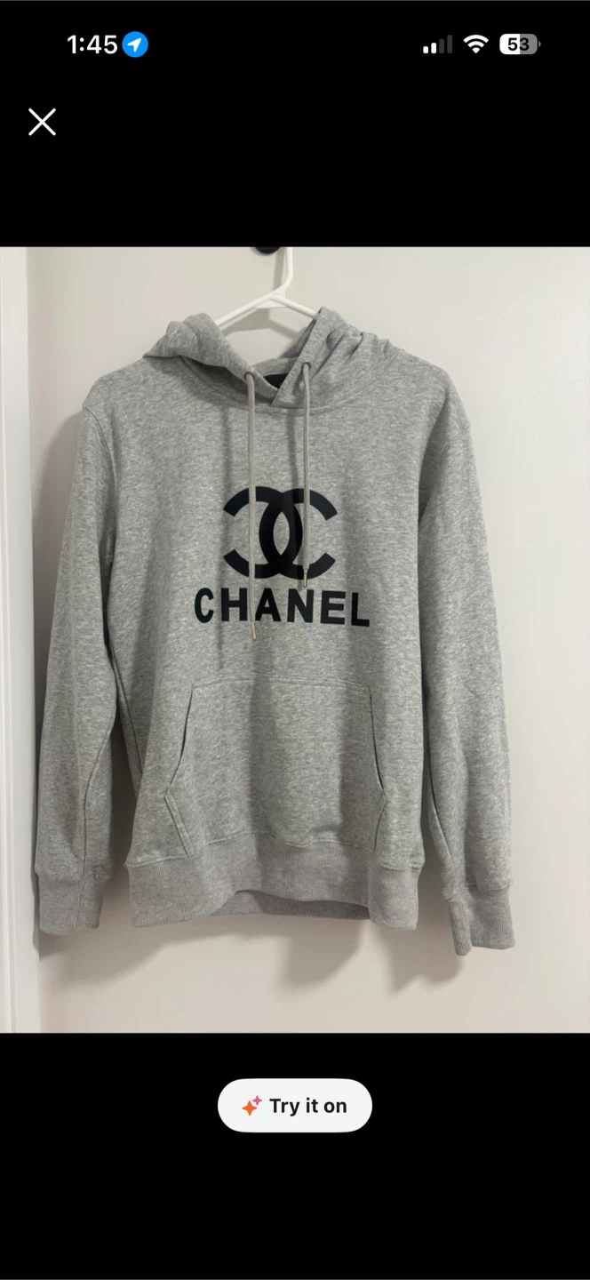 Grey Chanel Hoodie