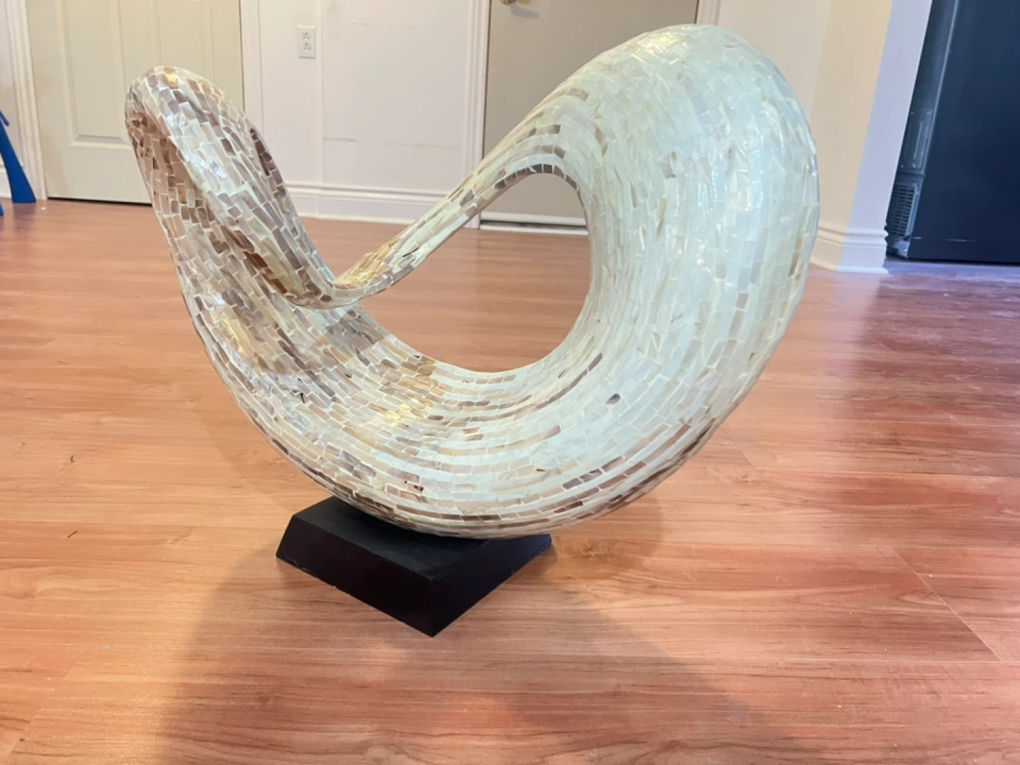 Mosaic Sculpture on Black Base