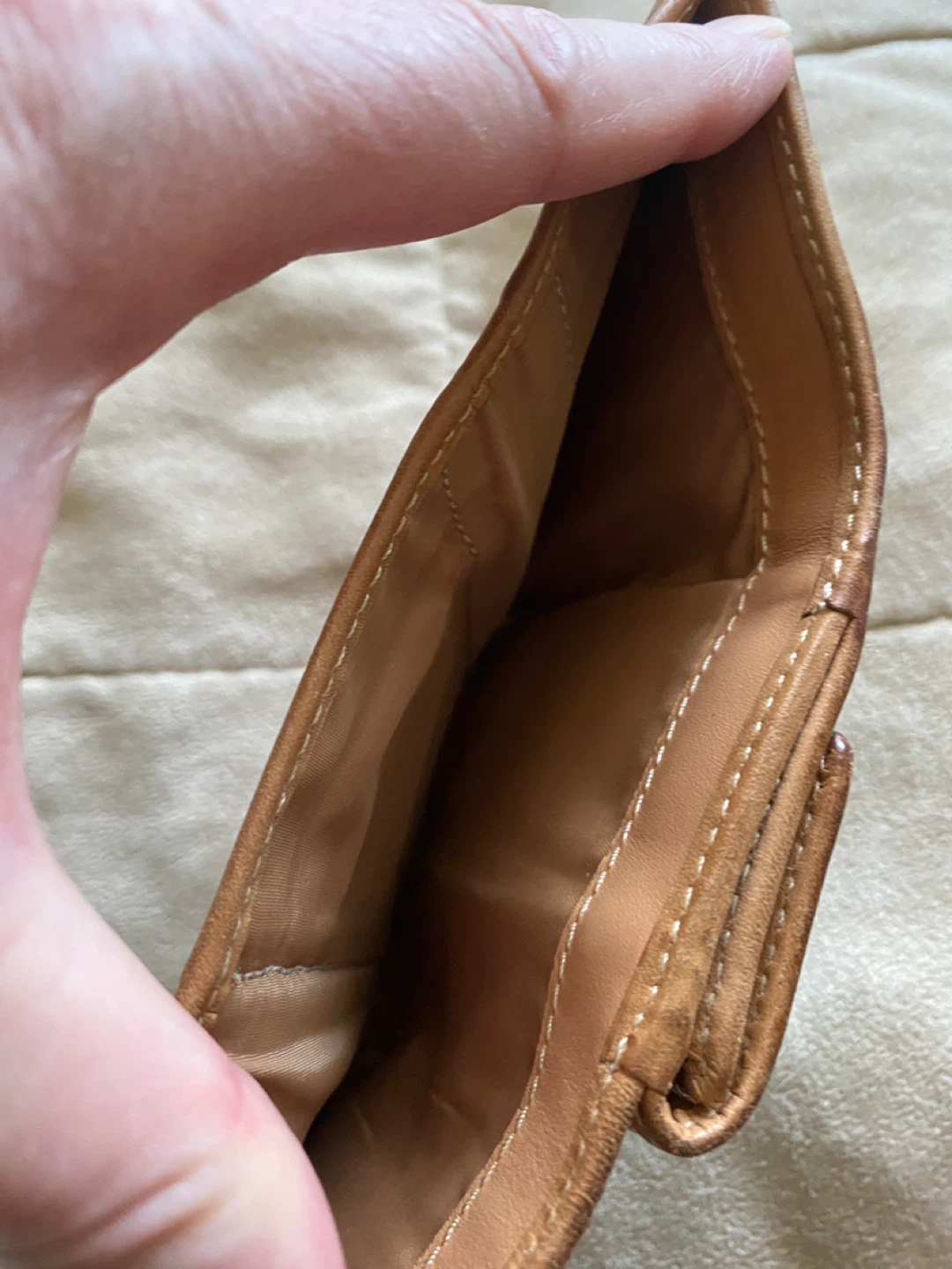 Coach Monogrammed Trifold Wallet Vintage - photo 5
