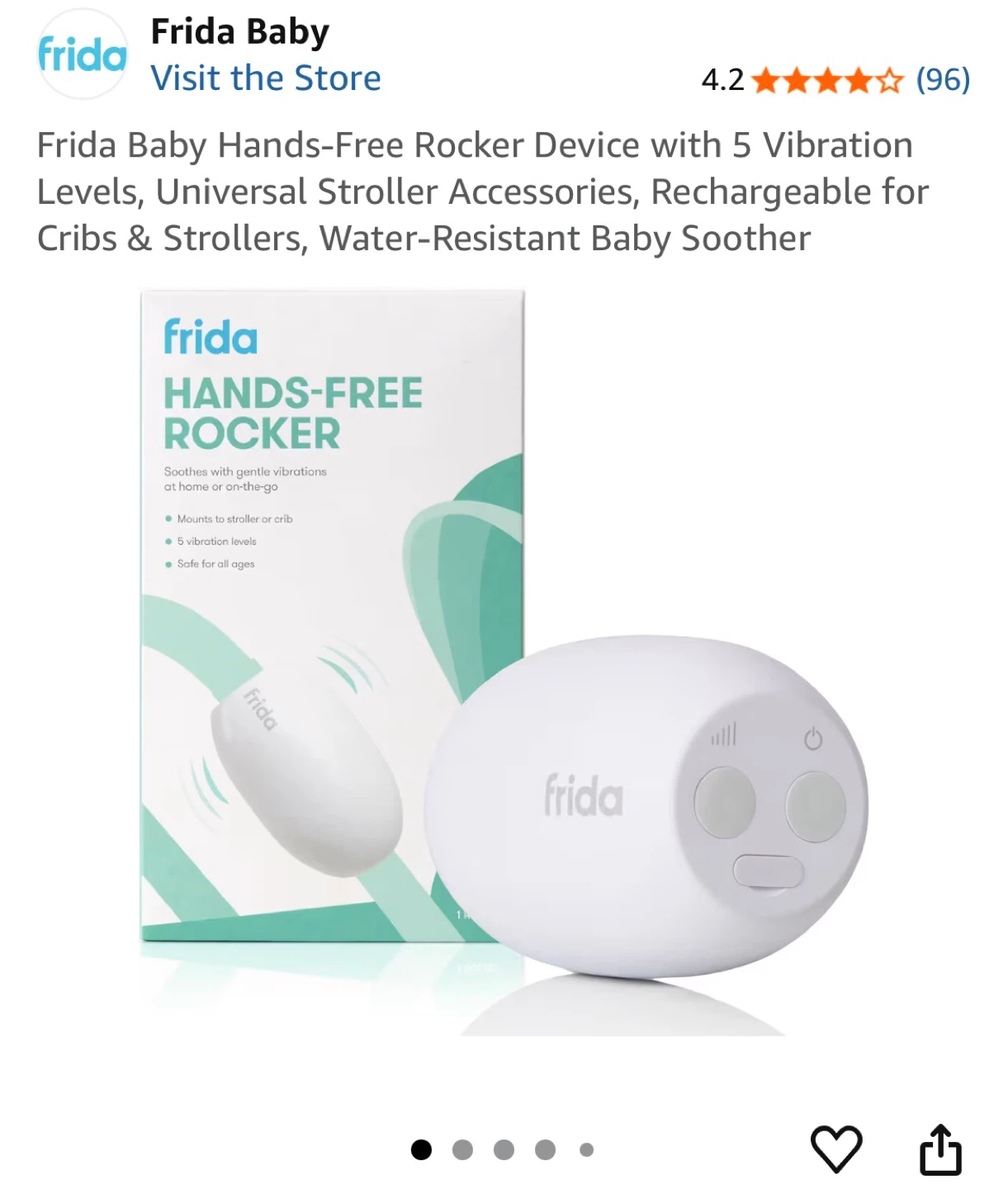 Frida Baby Hands-Free Rocker