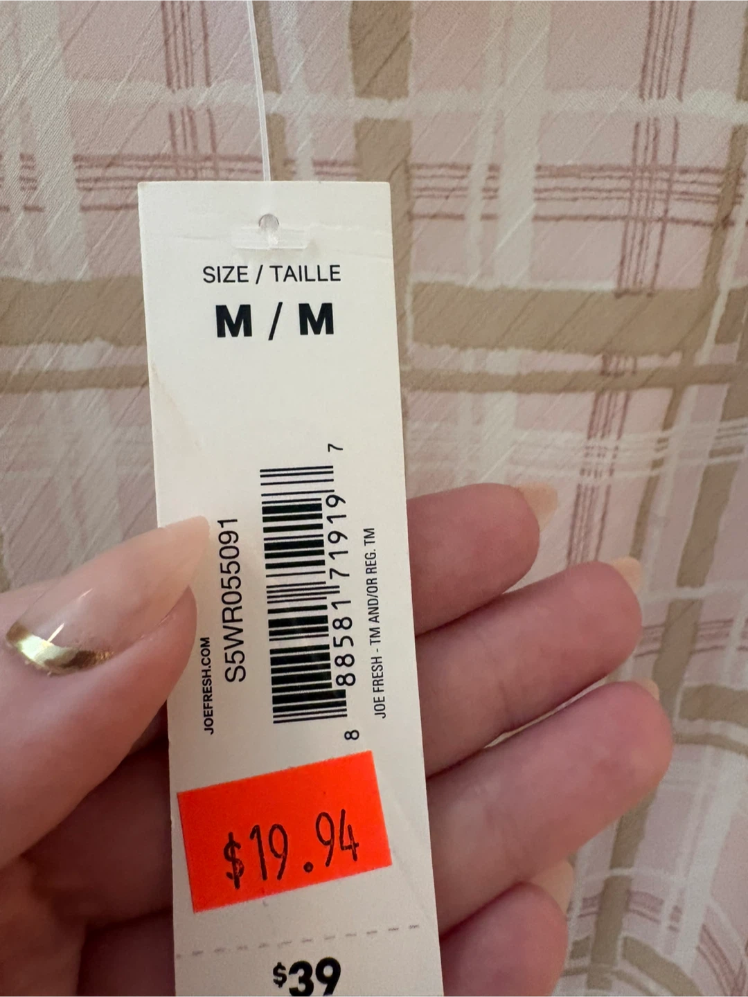 Joe Fresh Women's Plaid Camisole Dress Size M - photo 4