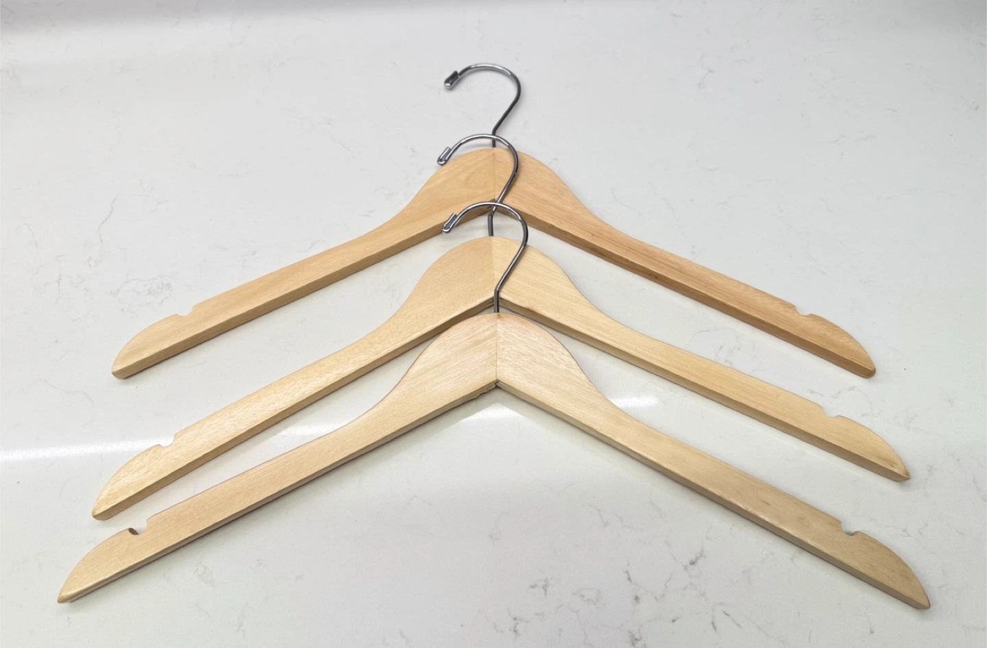 New Wooden Clothes Hangers - $1 each 20 pcs available