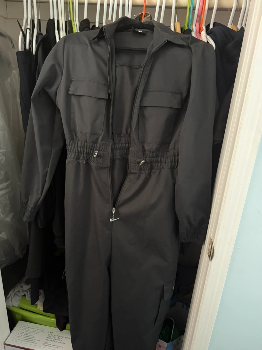 Size S Nike Women's Grey Jumpsuit