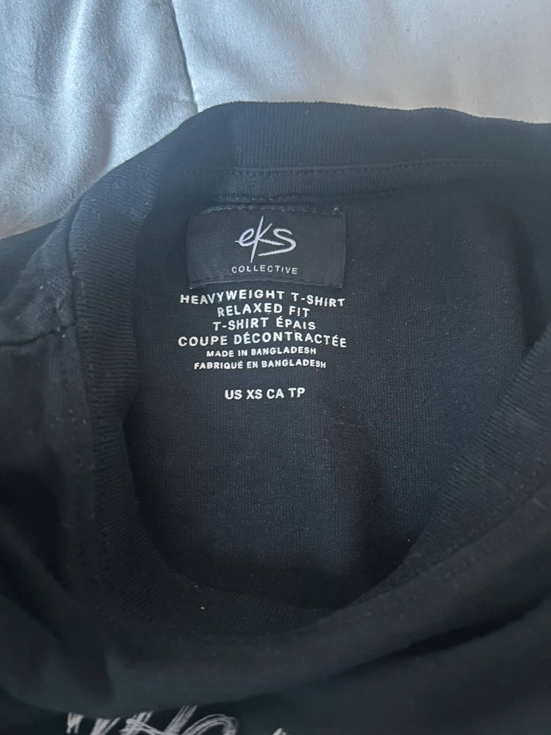 EKS Collective Black Heavyweight T-Shirt - XS CA TP - photo 3