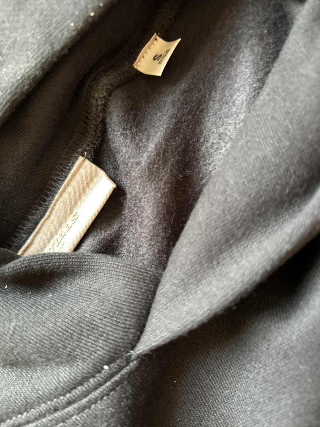 New Essentials Fear of God Black Hoodie Size Small - photo 5