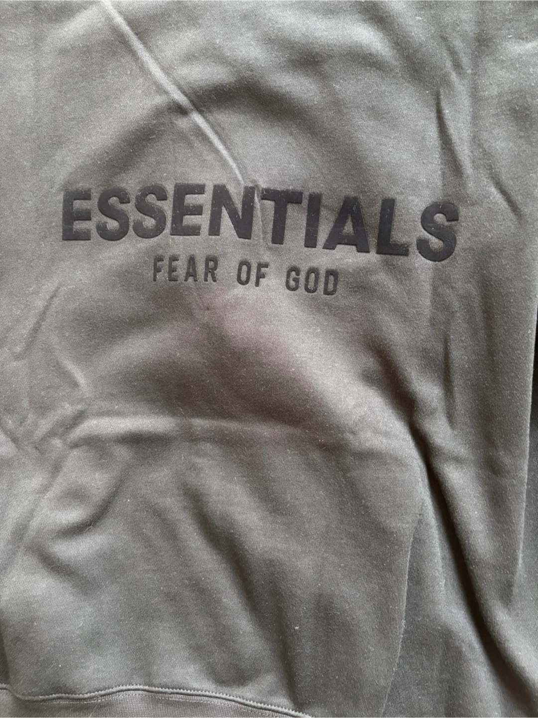 New Essentials Fear of God Black Hoodie Size Small - photo 4