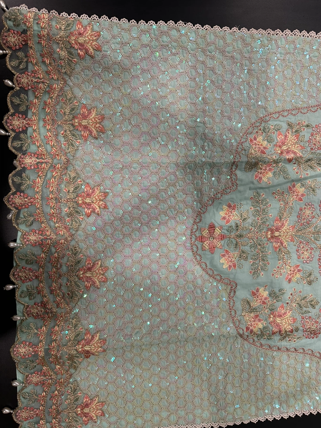Embroidered Kameez Shalwar Suit with Dupatta - photo 4