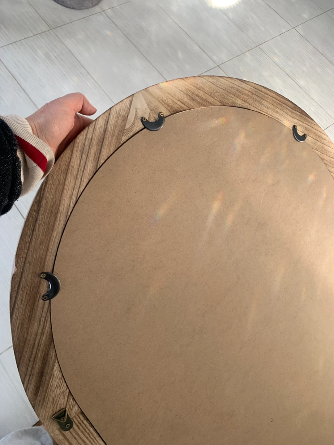 Arched Wood Mirror - photo 3