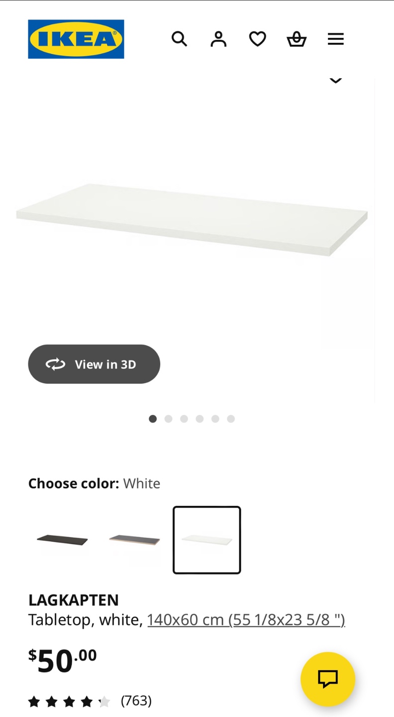 IKEA adjustable desk FREE cable organizer - photo 4