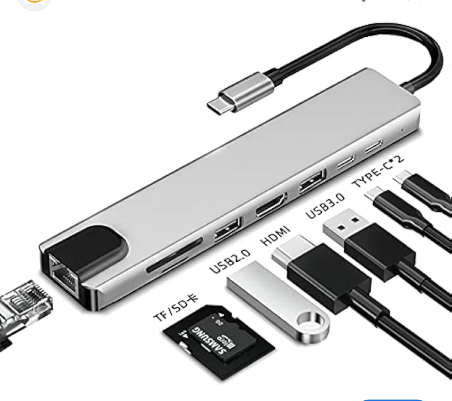USB-C Hub Adapter 8-in-1 - photo 3