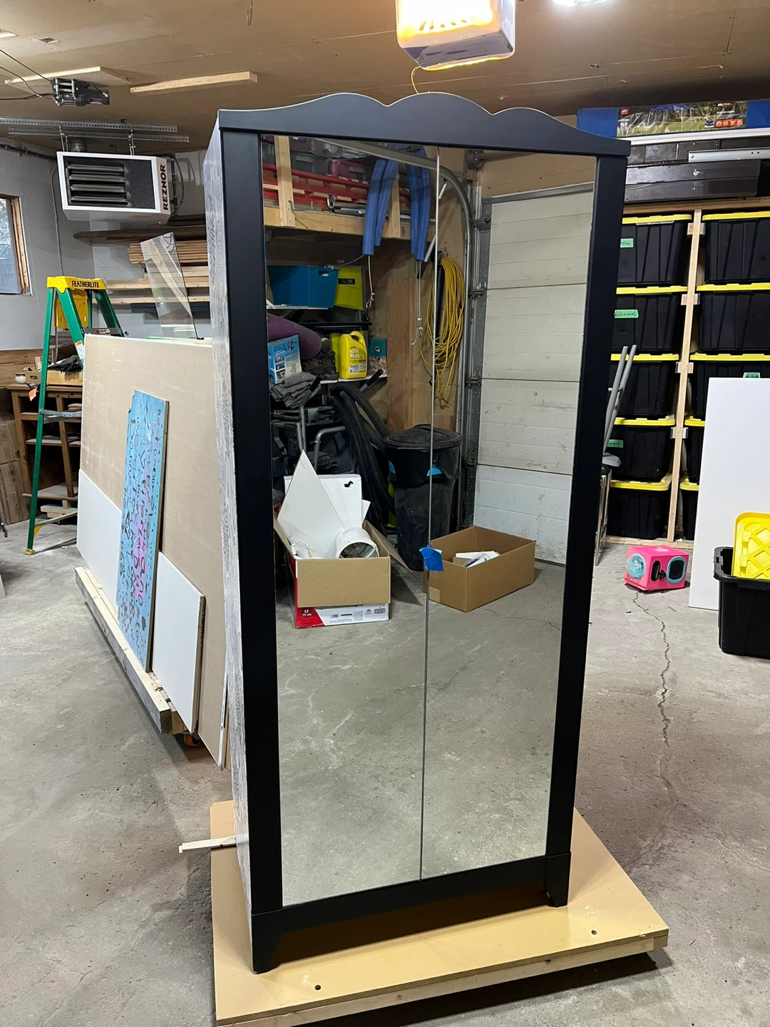 Refinished wardrobe