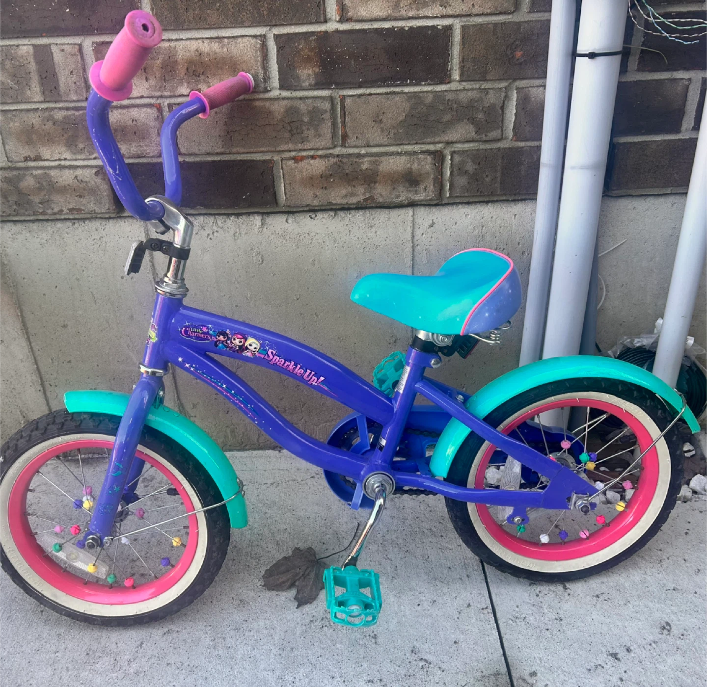 14” Little Charmers "Sparkle Up!" Kids Bicycle - photo 2