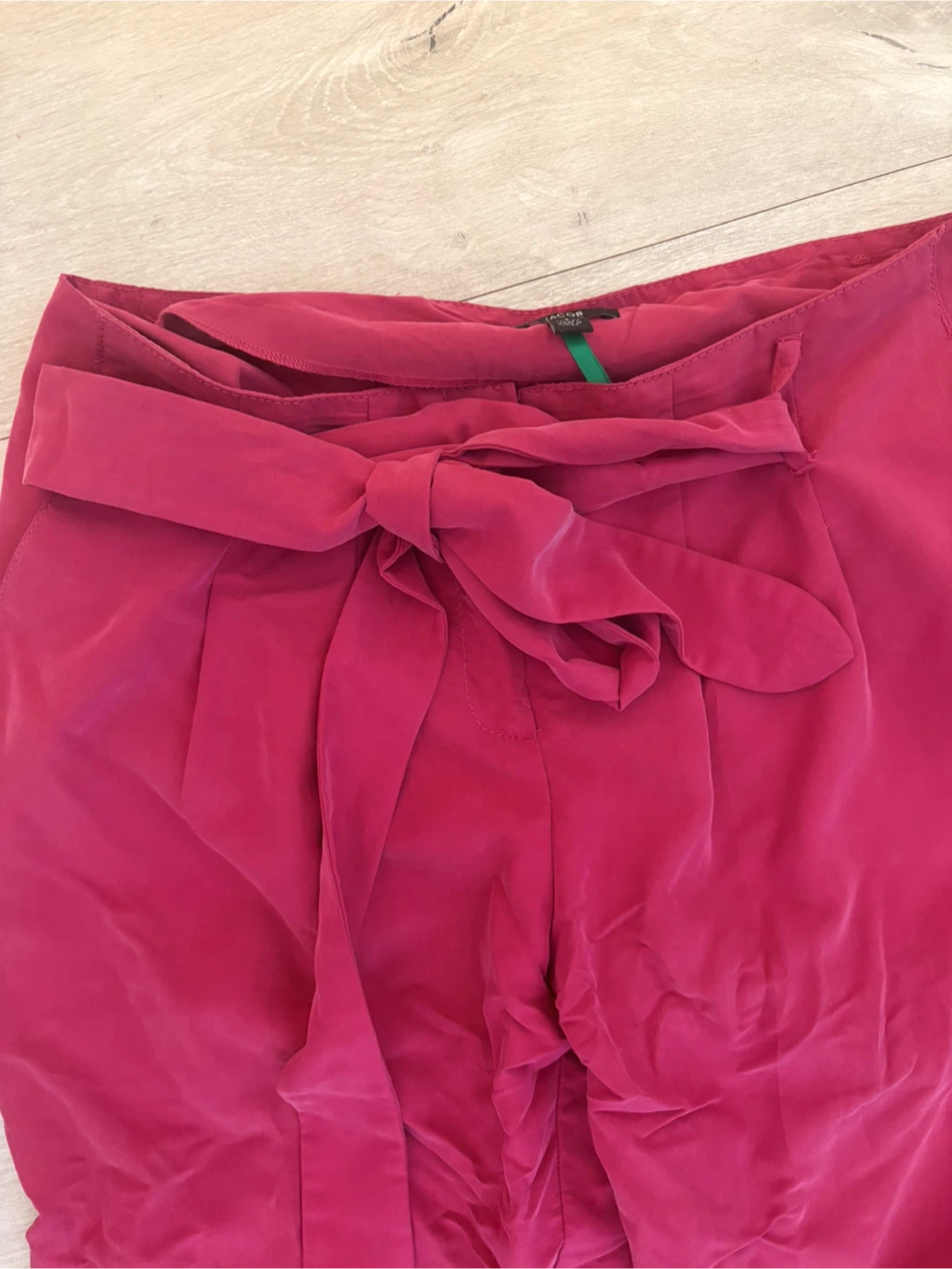 Jacob Pink Belted High-Waisted Pants - photo 3
