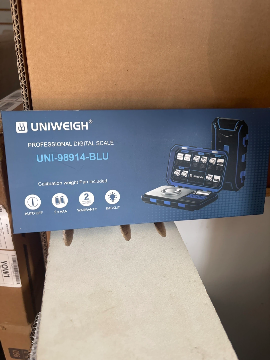 UNIWEIGH Professional Digital Scale UNI-98914-BLU