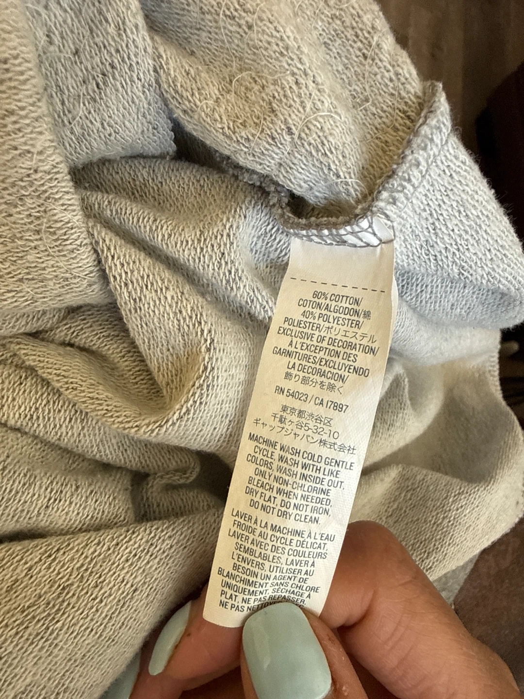 Old Navy Gray Sequin Raglan Sweatshirt XL - photo 5