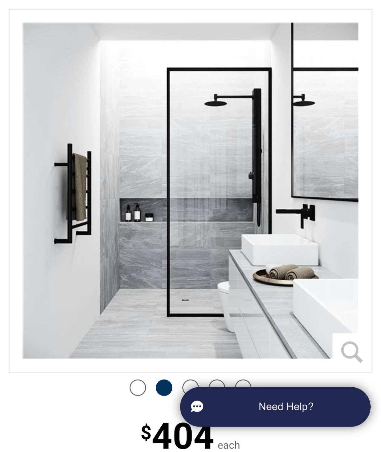 VIGO Gardenia 39-in H Matte Black 2-Jet Shower Panel System - photo 2