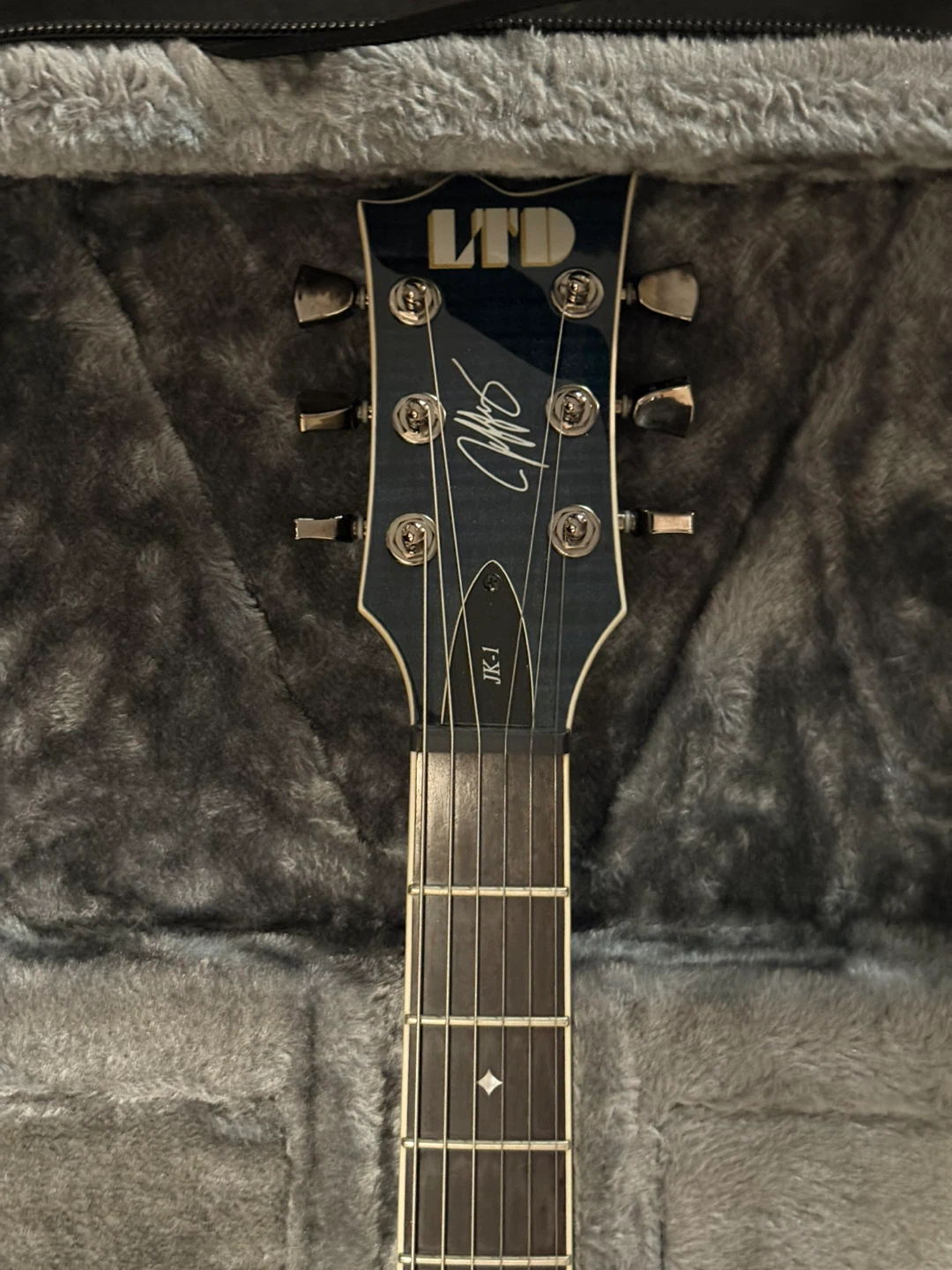 Mint ESP LTD JK-1 Jeff Kendrick (DevilDriver) Flame Maple Top | Karrot