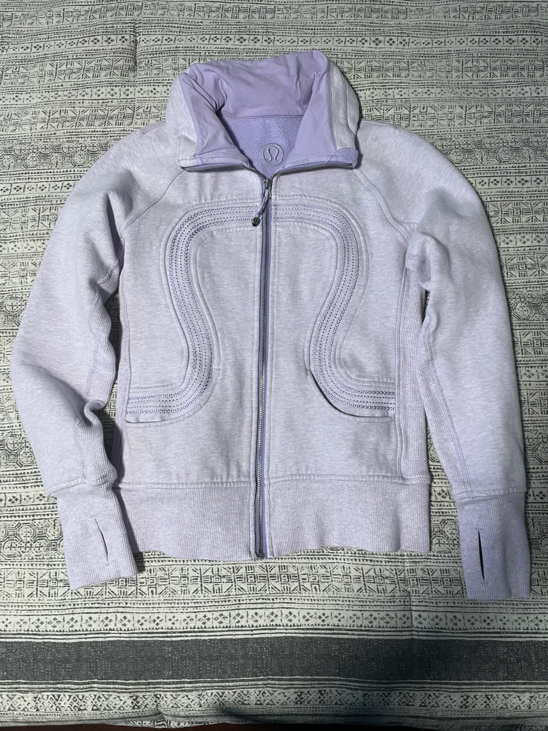 Lululemon Lavender Full Zip Hoodie