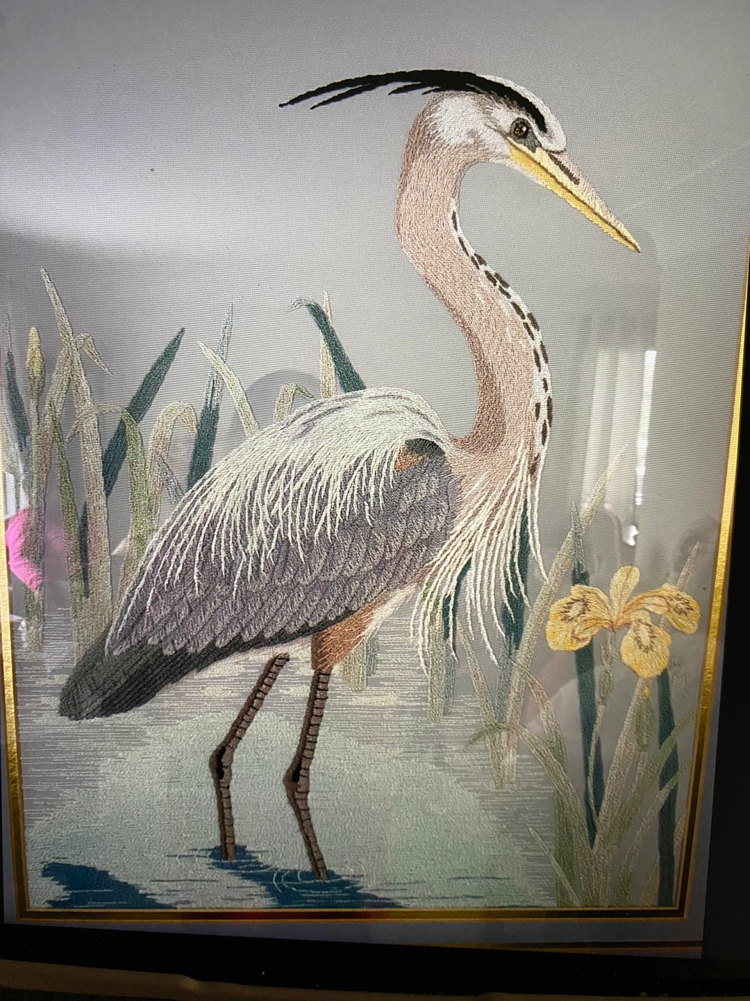 Bunka With Flair Great Blue Heron Embroidery Kit 7036 - photo 2