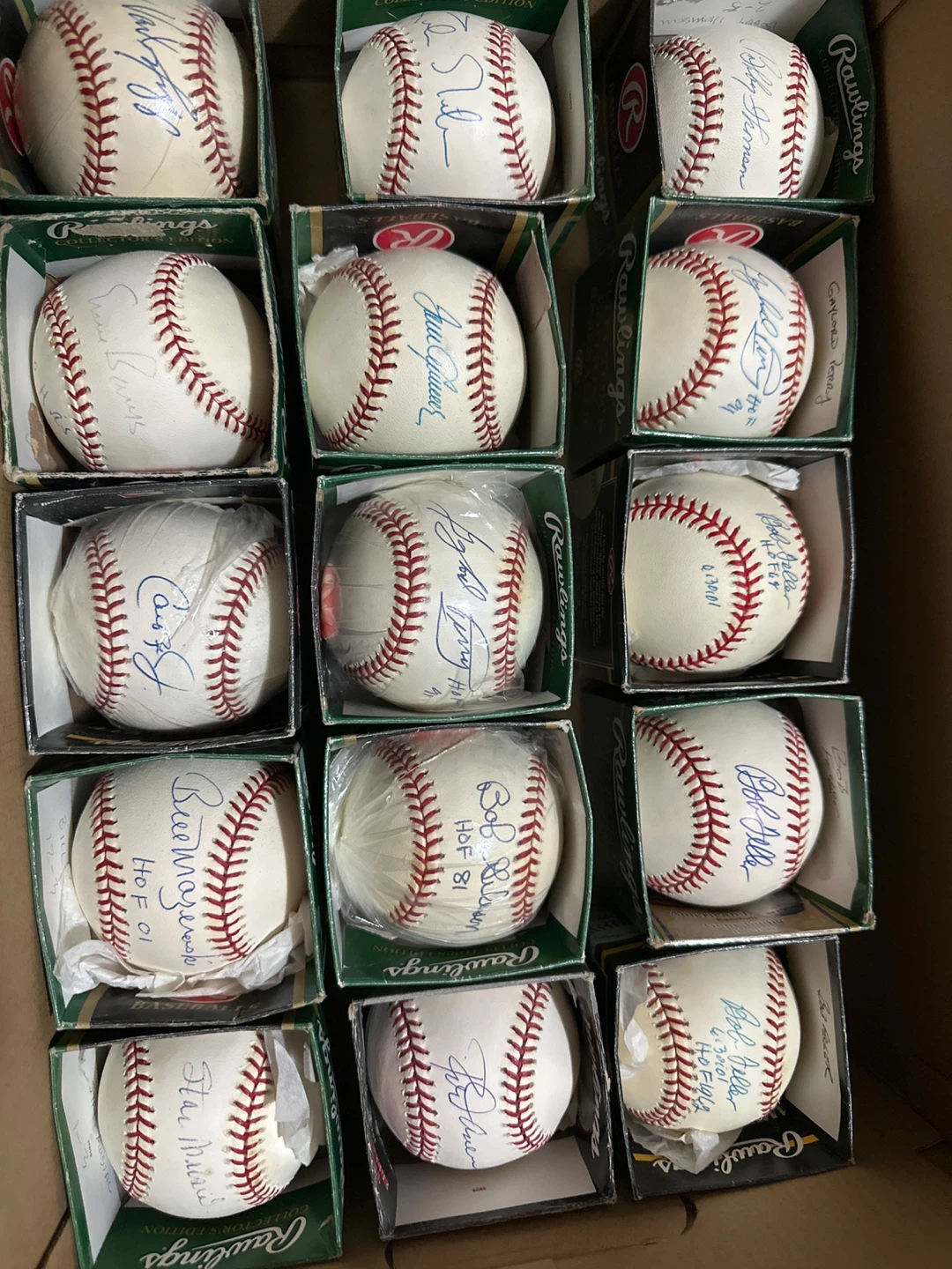 Rawlings Autographed Baseball Collection