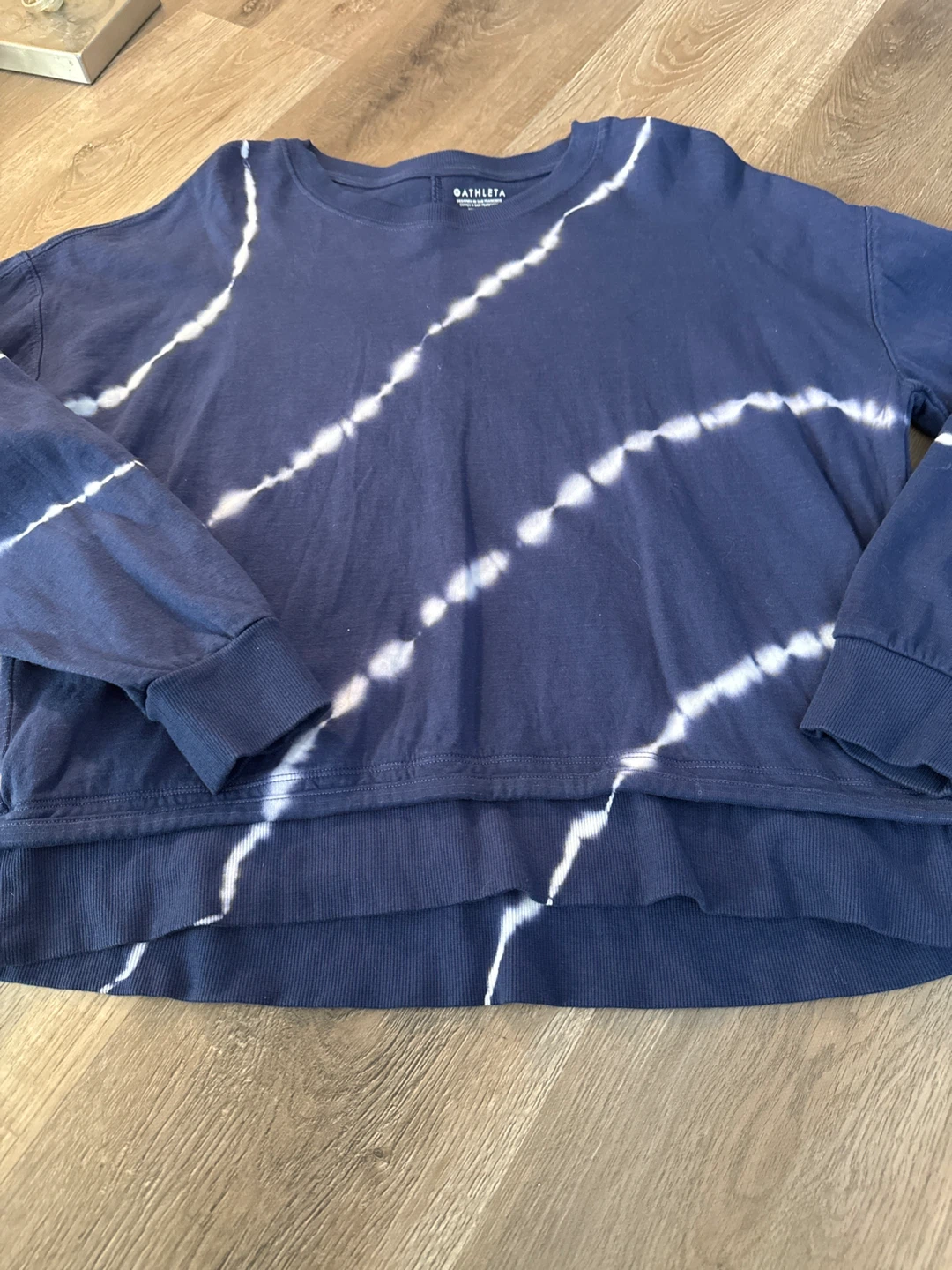 Athleta Sundown Sweatshirt 2.0 Tie-Dye Pullover Top Size S - photo 2