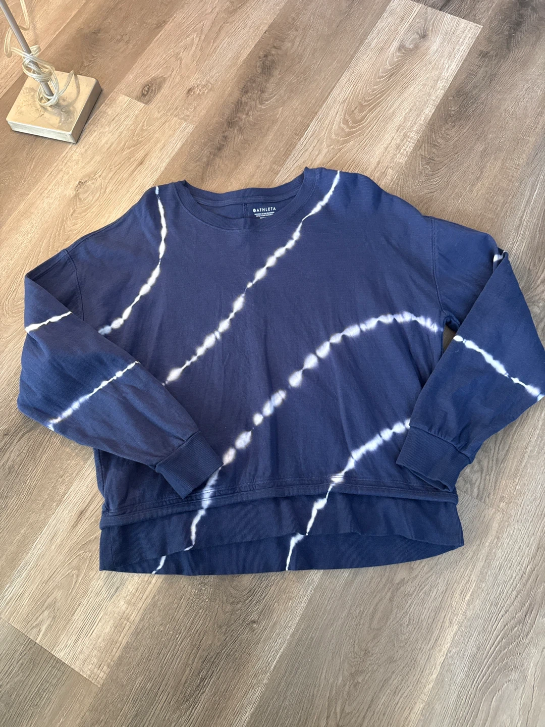 Athleta Sundown Sweatshirt 2.0 Tie-Dye Pullover Top Size S