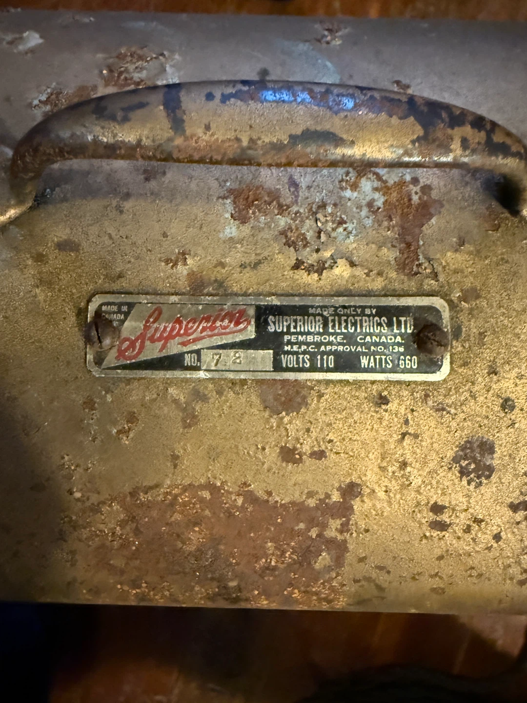 Antique Superior Electric Radiant Heater - photo 4