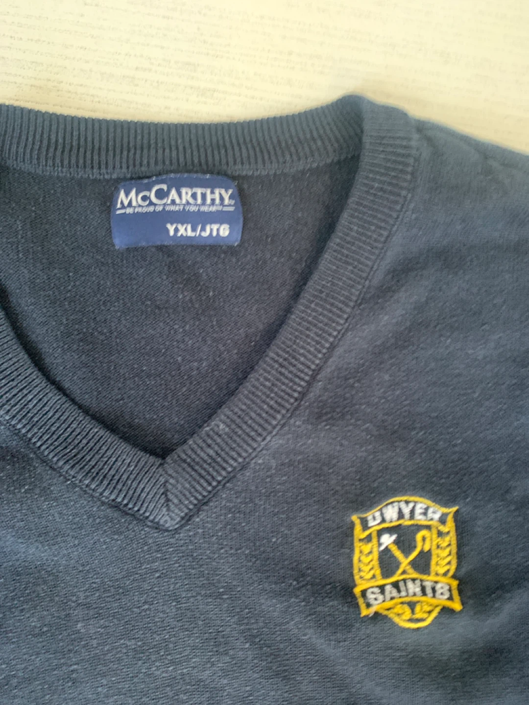 McCarthy V-Neck Sweater - YXL/JTG - Navy Blue - photo 2