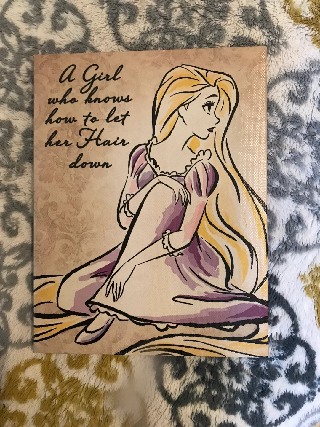 Disney Rapunzel Canvas Art