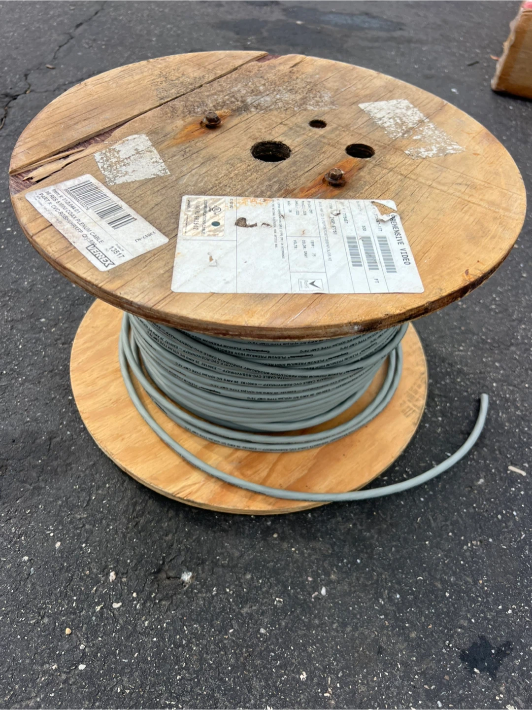 Verrex HI RES 5 MINI COAX PLENUM CABLE