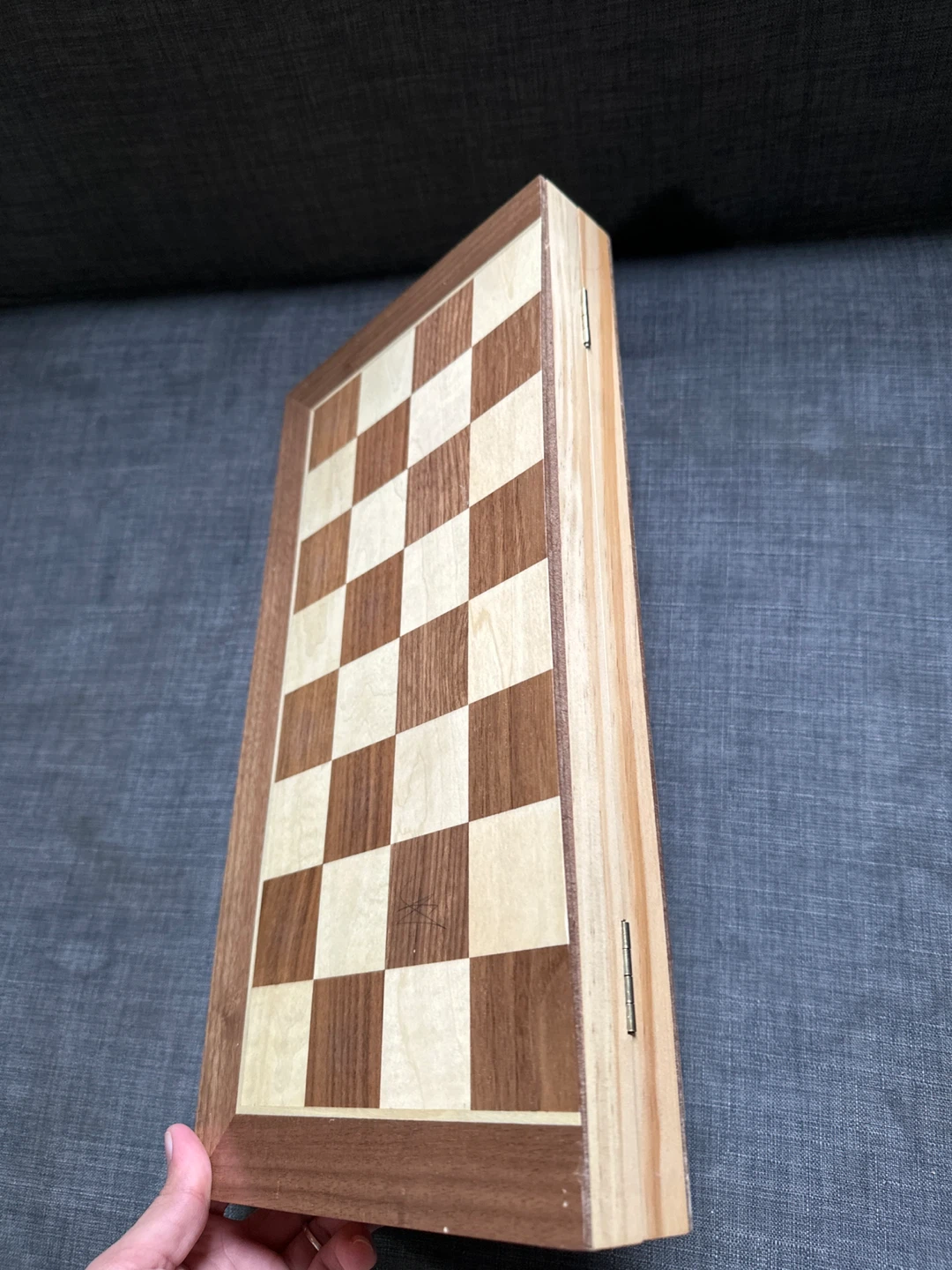 Wooden Chess Set with Folding Board - photo 2
